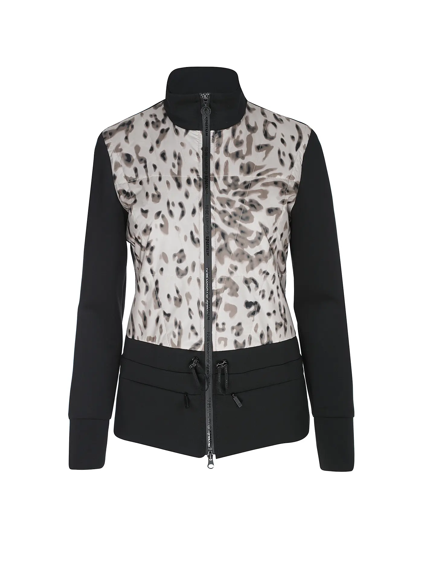 SPORTALM | Damen Unterziehjacke mit Leo-Dessin | 